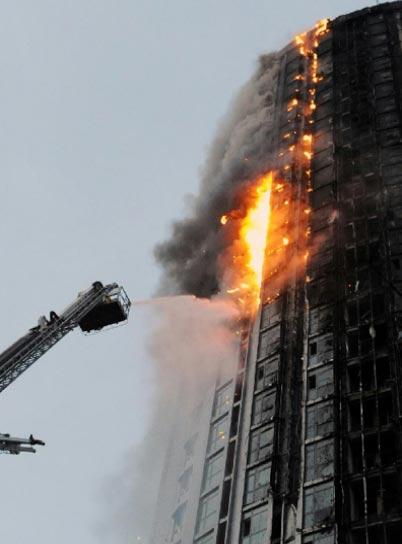 Как спастись при пожаре из высотного здания